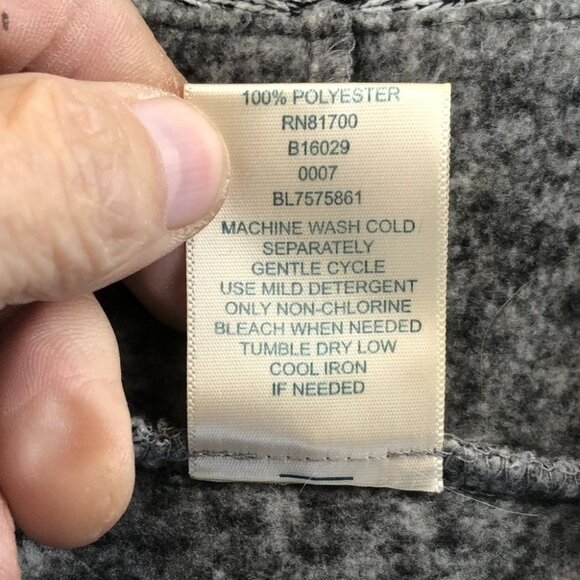 Blair Womens Cardigan Sweater 2XL Heather Gray Open Front Knit Cozy Casual - Picture 10 of 12